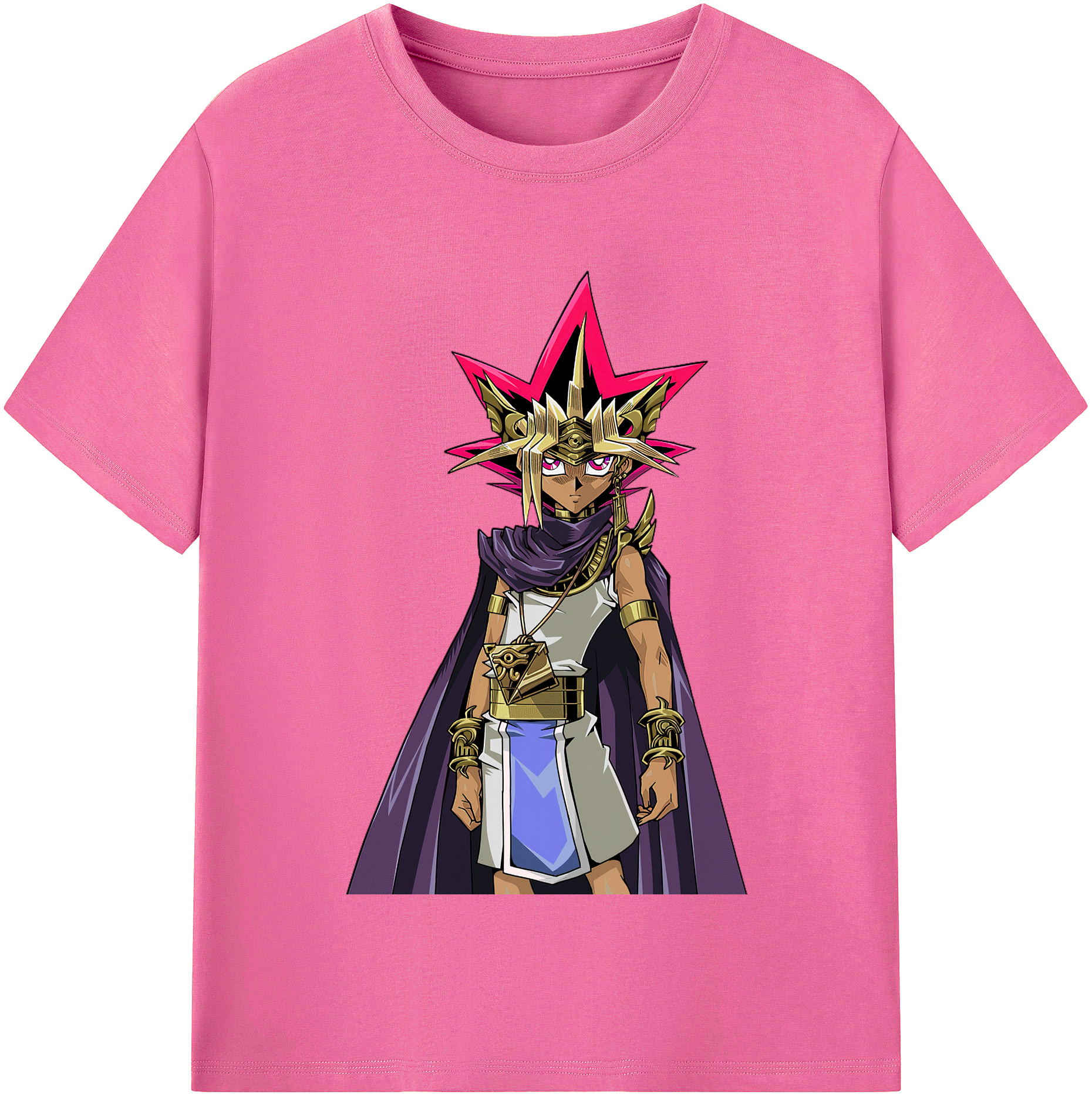 （画像用） 遊☆戯☆王 Yu-Gi-Oh! レディースカジュアルプリントTシャツ（綿100％）